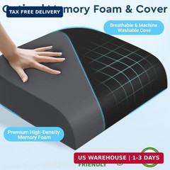Seat Cushion, Memory Foam Office Chair Cushions for Long Sitting Hours, Chair Pa
