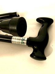 New Never Used DMI Folding Adjustable Walking Cane In Original Package Black