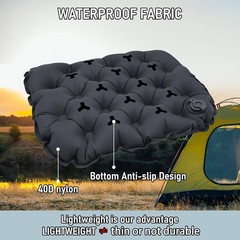 Sondor Travel Cushion, Inflatable seat Cushion, Suitable for Airplane Seats,