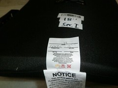 FUTURE MOBILITY WHEELCHAIR BACK SIZE 18 IN REG NO. 06T-24601 VERY GOOD CONDITION