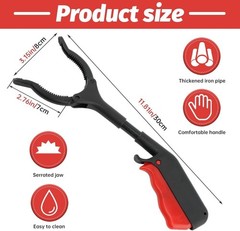 4PCS Heavy Grabber Tool Industrial Pick Up Stick Hand Grip Reach Trash Reacher