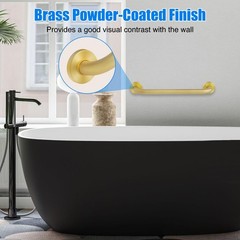 18 Inch Grab Bar for Bathtubs and Showers: Stainless Steel Shower Grab Bar Wa…