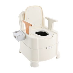 220lbs Capacity Portable Elderly Toilet, Bedside Commode, Disabled Commode Chair