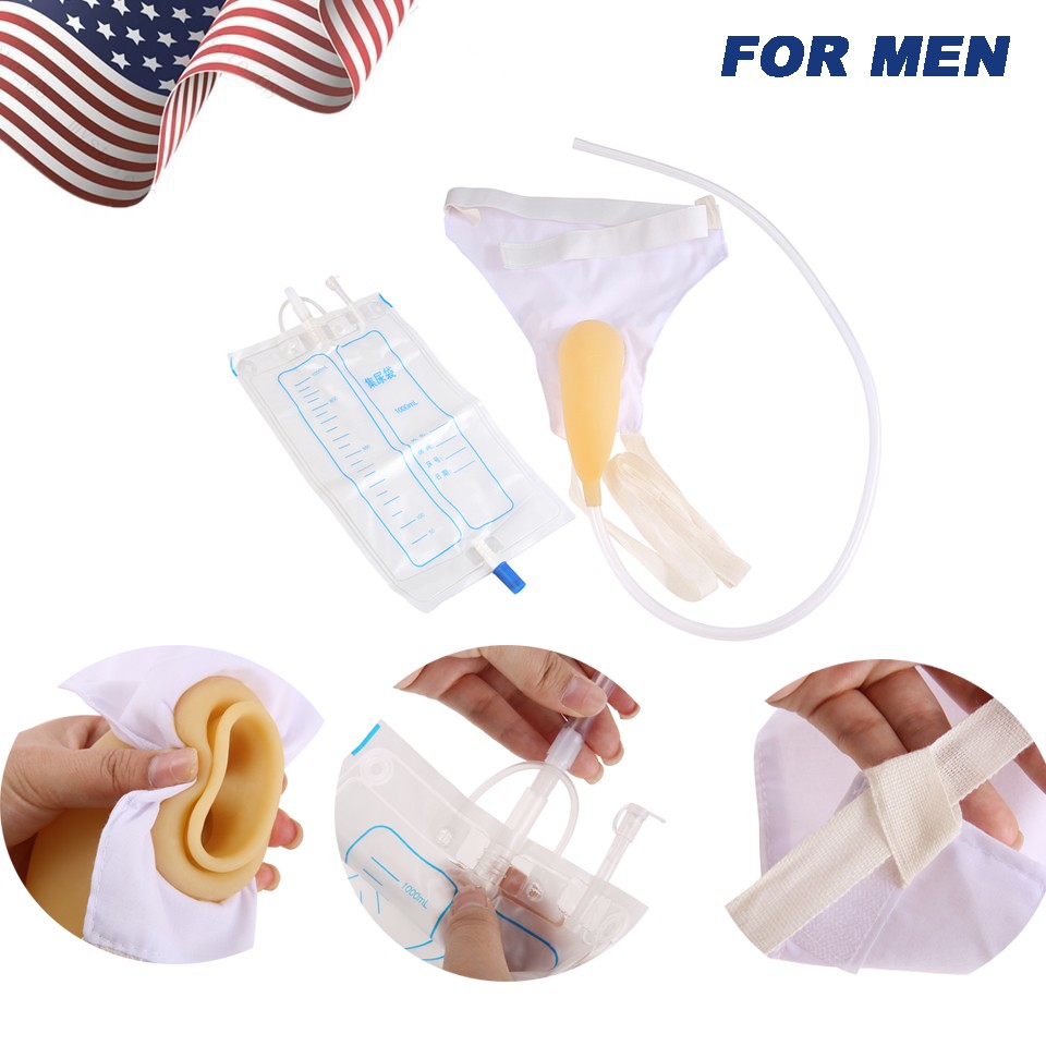 Wearable Urine Bag Elderly Male Female Reusable Urine Collection Pee Bag 1000ml