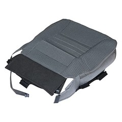Driver Side Bottom Cloth Seat Cover Gray Replacement for R-a-m 2500 3500 2006