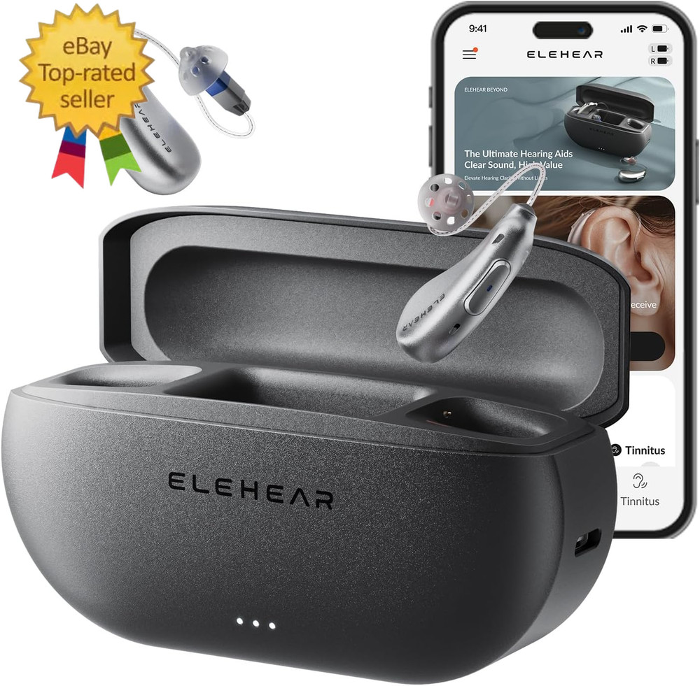 -Beyond OTC Hearing Aids, AI Powered Speech Enhancement, Superior Sound Quality,