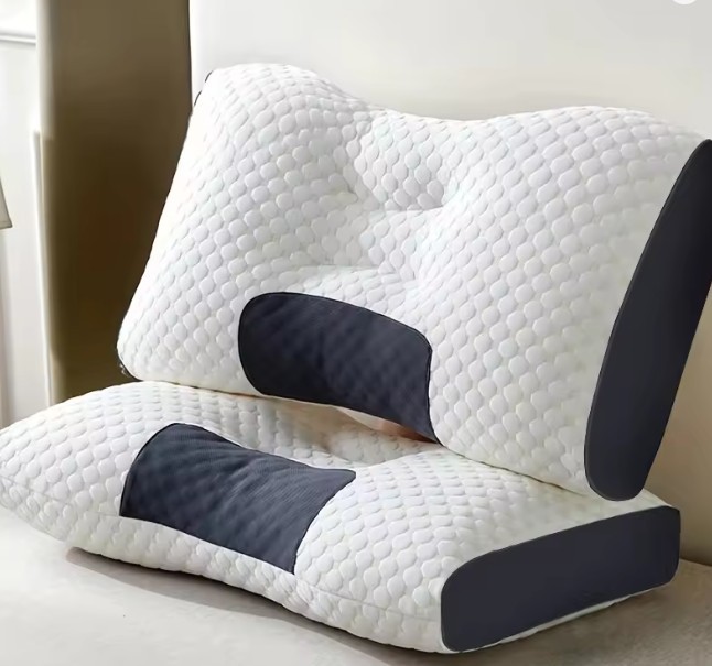2 Pack Ergonomic Orthopedic Neck Pillows Contour Support Memory Foam Bed Pillow