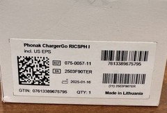 Phonak ChargerGo RIC SPHERE Infinio. With Power Cord & Wall Adaptor. New In Box