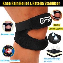 Knee Support Compression Strap Brace Sport Joint Pain Relief Arthritis Running