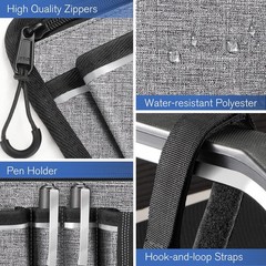Wheelchair Side Storage Bag with Cup Holder Wheelchair Armrest Accessories Pouch