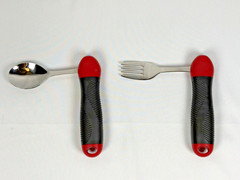 Adaptive Utensils Weighted Spoon Fork Set for Hand Tremors & Parkinson’s EUC