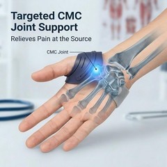 Thumb Arthritis Brace – CMC Joint Support for Pain Relief, Tendonitis – Stabiliz