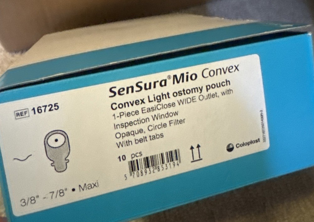 Coloplast SenSura Mio Convex Light 1-Piece Ostomy Pouch EasiClose 16725 (10pcs)