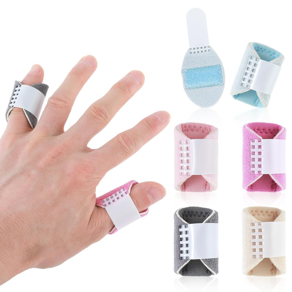 DIVINA VITAE Trigger Finger Splints, 5PCS Thumb Finger Brace for Trigger Finger