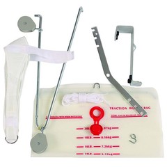 DMI Over the Door Posture Corrector and Cervical 1 Count (Pack of 1), White