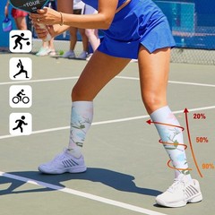 20-30 mmH Compression Socks for Women&Men Circulation Best Support for Athletic