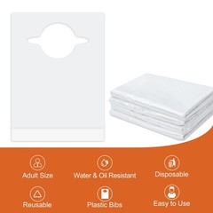 Nonley Disposable Adult Bibs 50 Pack – Dining Medium, 50 Pcs
