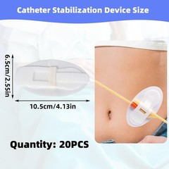 20Pcs Foley Catheter Stabilization Device, Catheter Tube Holder, Adhesive Cat…