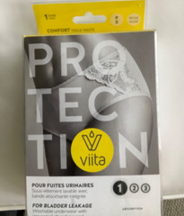 Viita Underwear Bladder Leakage Washable Hipster Light Absorb S beige nude NEW