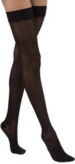 JOBST UltraSheer Thigh High CT Silicone Dot Band 15-20 mmHg Classic Black Medium
