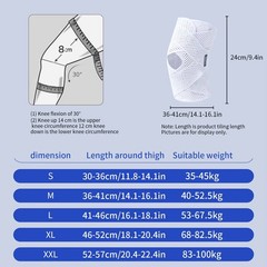 Bareform Knee Brace for Meniscus Support – Adjustable, Patella Stabilizer, Pain