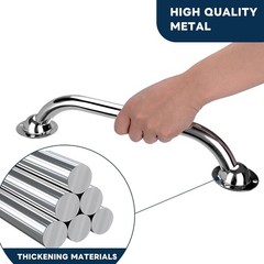 Pair Grab Handle Handrail Marine Stainless Steel 12 inch Grab Bars