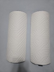 White Bed Wedge Pillow Set with Removable Cover Foam Bed Positioner
