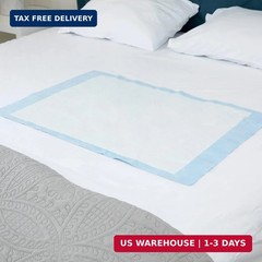 HALYARD Premium Disposable Underpads, 30 x 36 Inches Chux Pads – Blue, Pack of 1