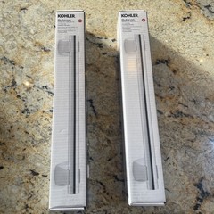 LOT OF 2 – Kohler Rubicon 16″ Grab Bar – CHROME R27241