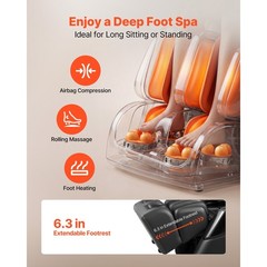 Massage Chair, 4D Zero – Gravity Full Body Massage Chair with Extendable