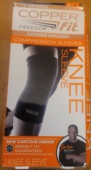 Copper Fit Compression Knee Sleeve, L 14“-16“, Unisex – FREE SHIPPING