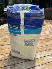 Vintage 1987 Depend Undergarments 30 Extra Absorbency Open Pack USA