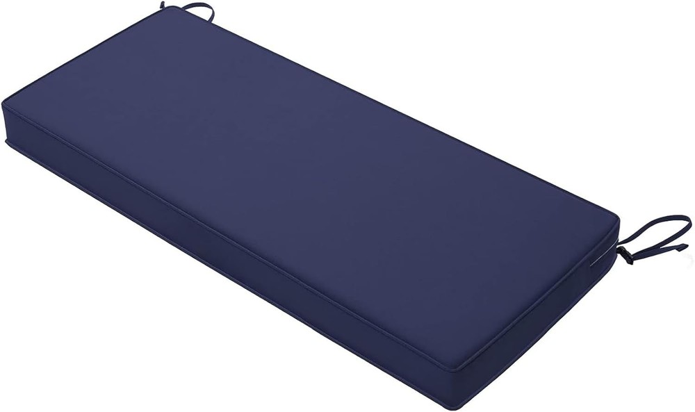 Favoyard Outdoor Bench Cushion 48 x 18 Inch Waterproof Patio 48 x 18 In, Blue