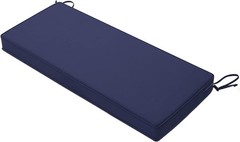 Favoyard Outdoor Bench Cushion 48 x 18 Inch Waterproof Patio 48 x 18 In, Blue