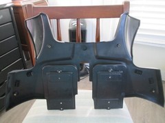 Black Plastic Floor Shroud for Go Chair and Go Chair Med # 6000