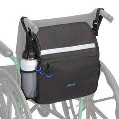 ZHCHG Wheelchair Bags, Backpack with Cup Holder, Large, black