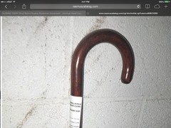 Lumex wood walking cane 5184A