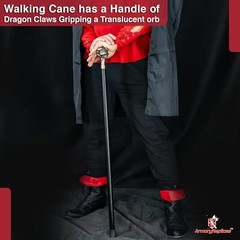 Restrained Corruption Dragon Demon Claw Handmade Costume Walking Cane