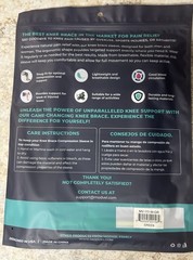 NEW IN BAG Modvel Knee Compression Sleeves Sz Medium Set of 2 All Day Support
