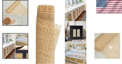 Natural Rattan Cane Webbing Roll 24×36 | Radio Weave Fabric