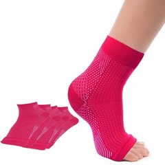 Ankle Sleeve Compression Support Arch Heel PLANTAR FASCIITIS Foot Pain Sock Lot