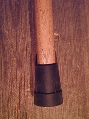 ROSEWOOD derby handle cane BRASS COLLAR HICKORY wood shaft rubber tip USA MADE