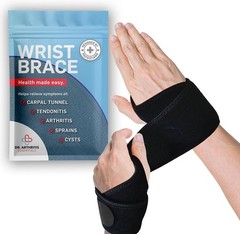 Dr. Arthritis Essentials Wrist Support, Wrist Wraps, Carpal Tunnel Wrist Brace f