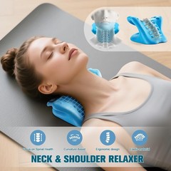Neck Cloud Cervical Neck Stretcher Pillow Traction Device Pain Relief Massage