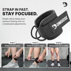 Comfortable & Stylish Ankle Strap for Cable Machines – Best for Fitness Goals