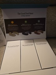Good Feet Store 3-Step Arch Support System Complete Set W460 360 260 w/ Box