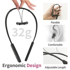 Neckband Hearing Aids Rechargeable Hearing Amplifier 80 Hours Working Time
