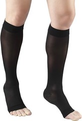 Truform 1772 Compression Stockings Sheer Dress Nylon Open Toe 15-20 mmhg 1x Pair
