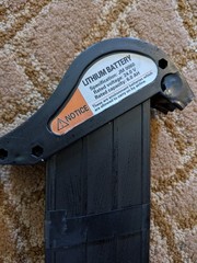 2 x Older Wheelchair batteries Sanyo – 24v – JM 0060