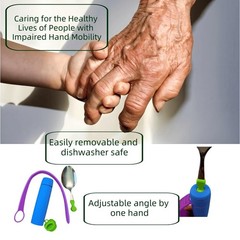Bendable Adaptive Utensils Spoons Forks Set,Left and Right Handed, for Hand T…